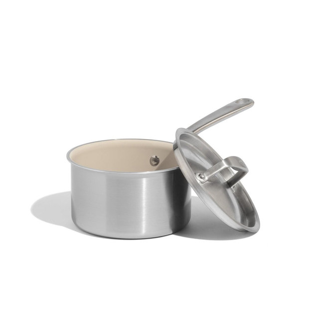Made In CeramiClad 2-Quart Saucepan with Lid