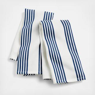 Cuisine Stripe Dish Towels, Set of 2