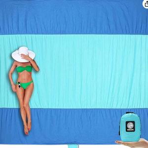 WEKAPO Beach Blanket Sandproof Waterproof