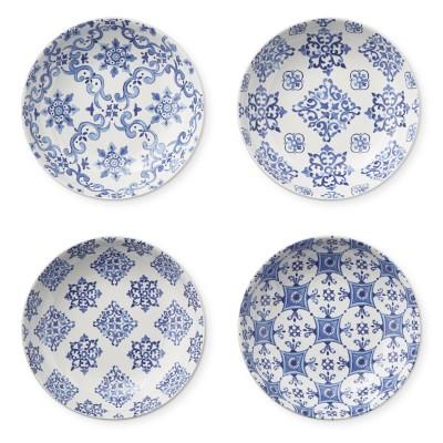Porto Mixed Patterned Dipping Bowls, Set of 4