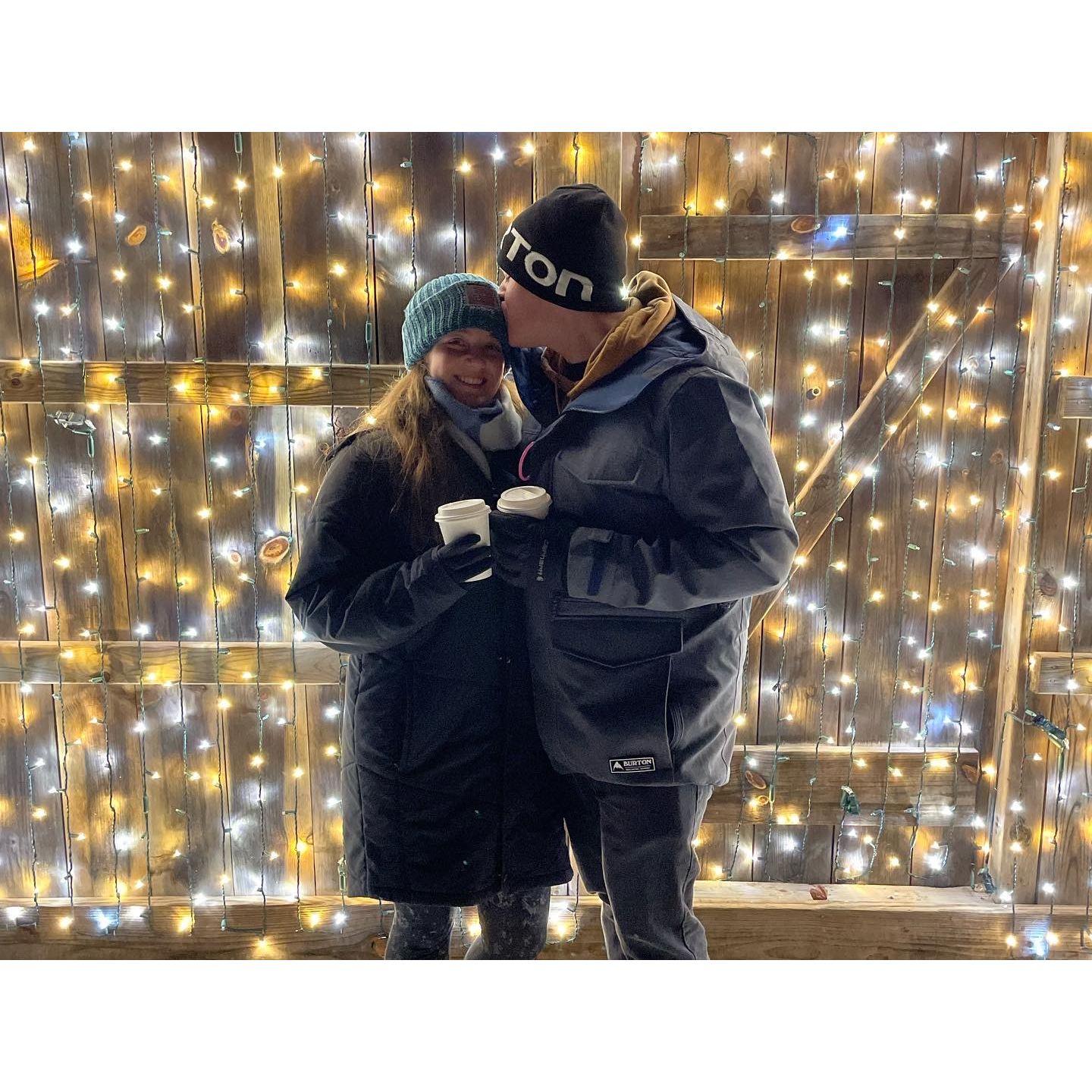 Our first skiing/snowboarding trip together!