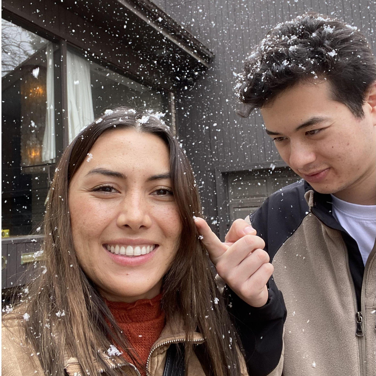 March 2022 - Our first snowfall in Utah!