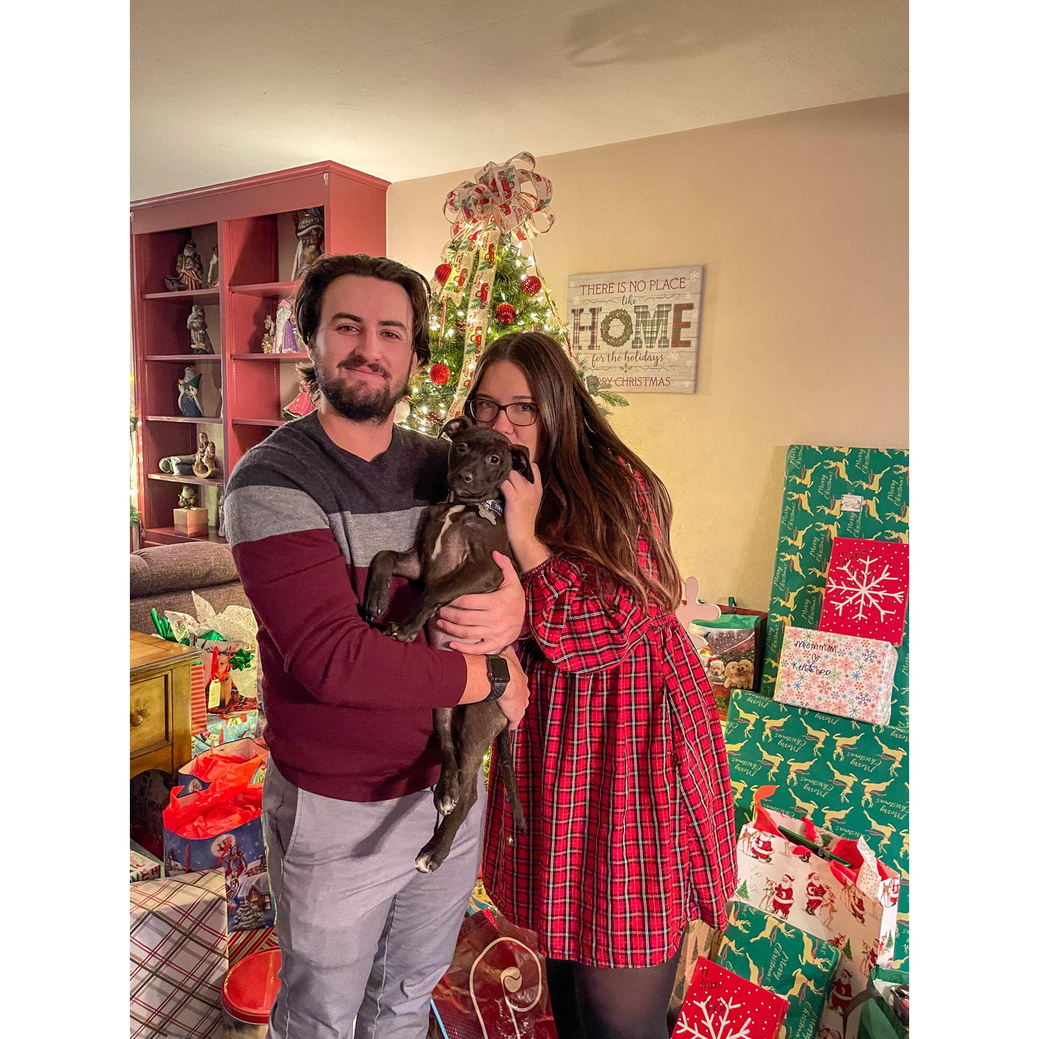 Our first Christmas with Harper