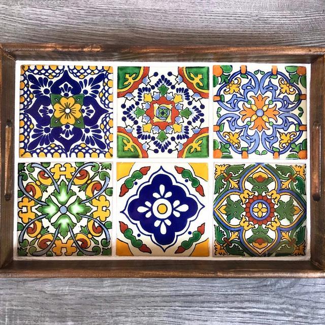 Mexican Tile Decorative Tray