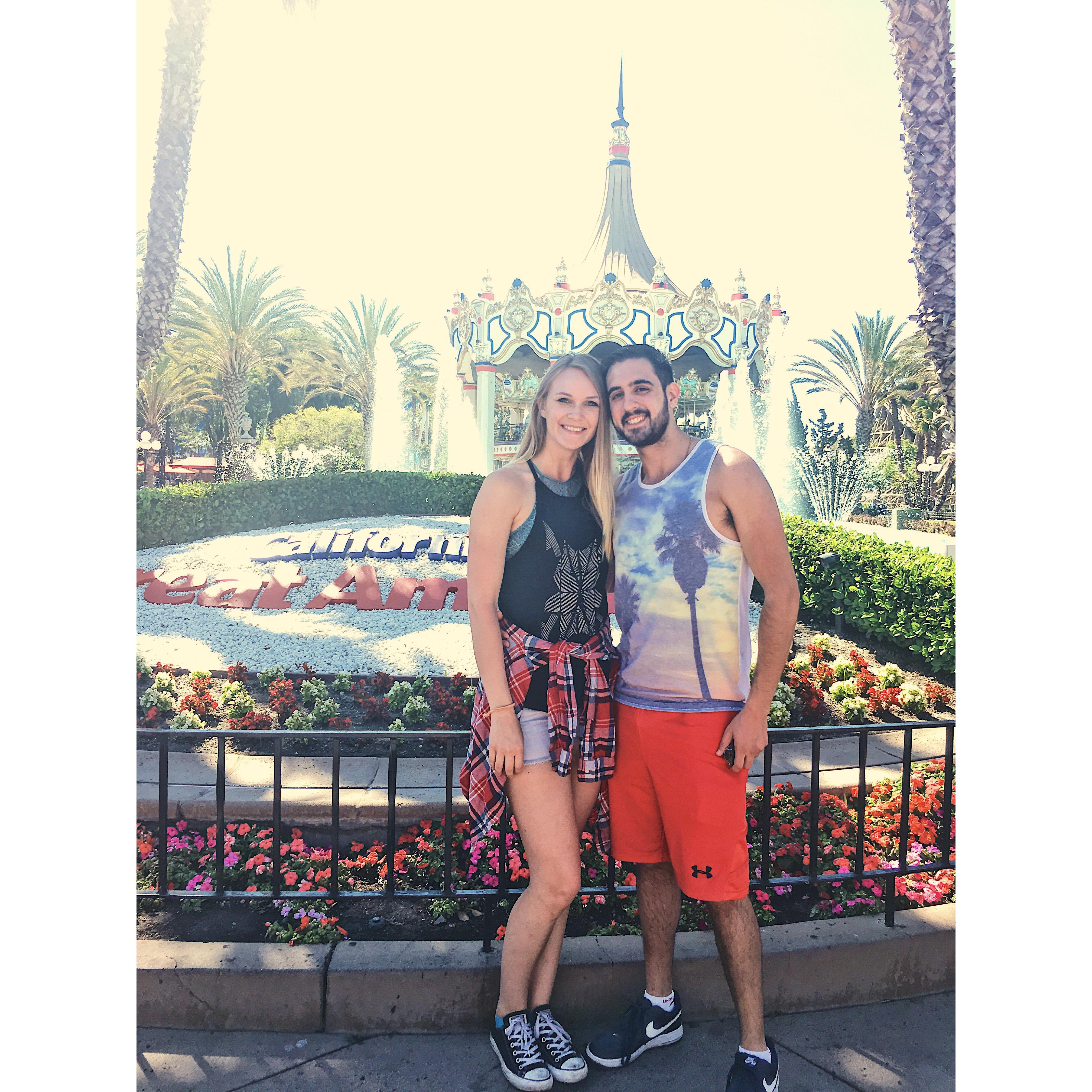 Our first trip to Great America