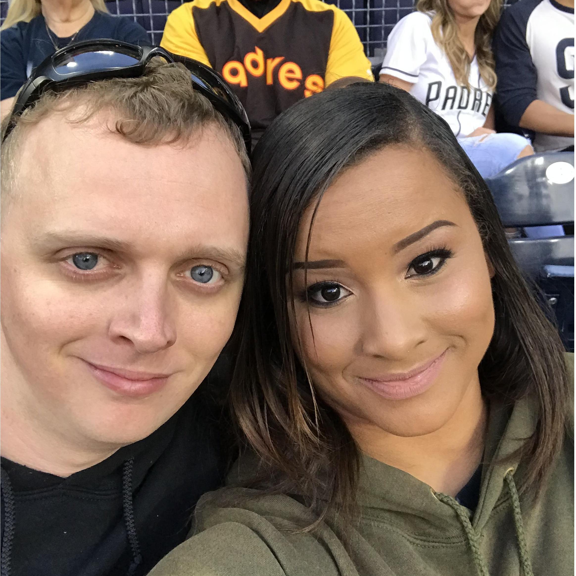 Our first padres game!