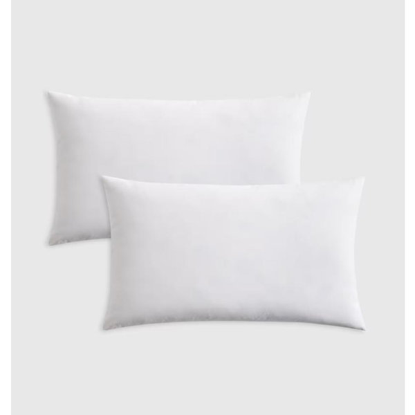 Premium Feather Pillow Insert (Set of 2) - 12x20