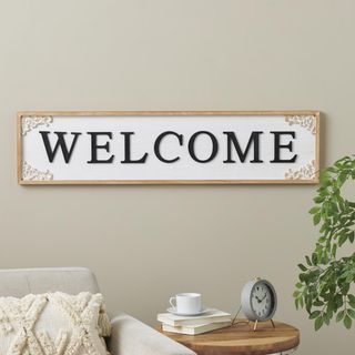 Sign Welcome Wall Decor