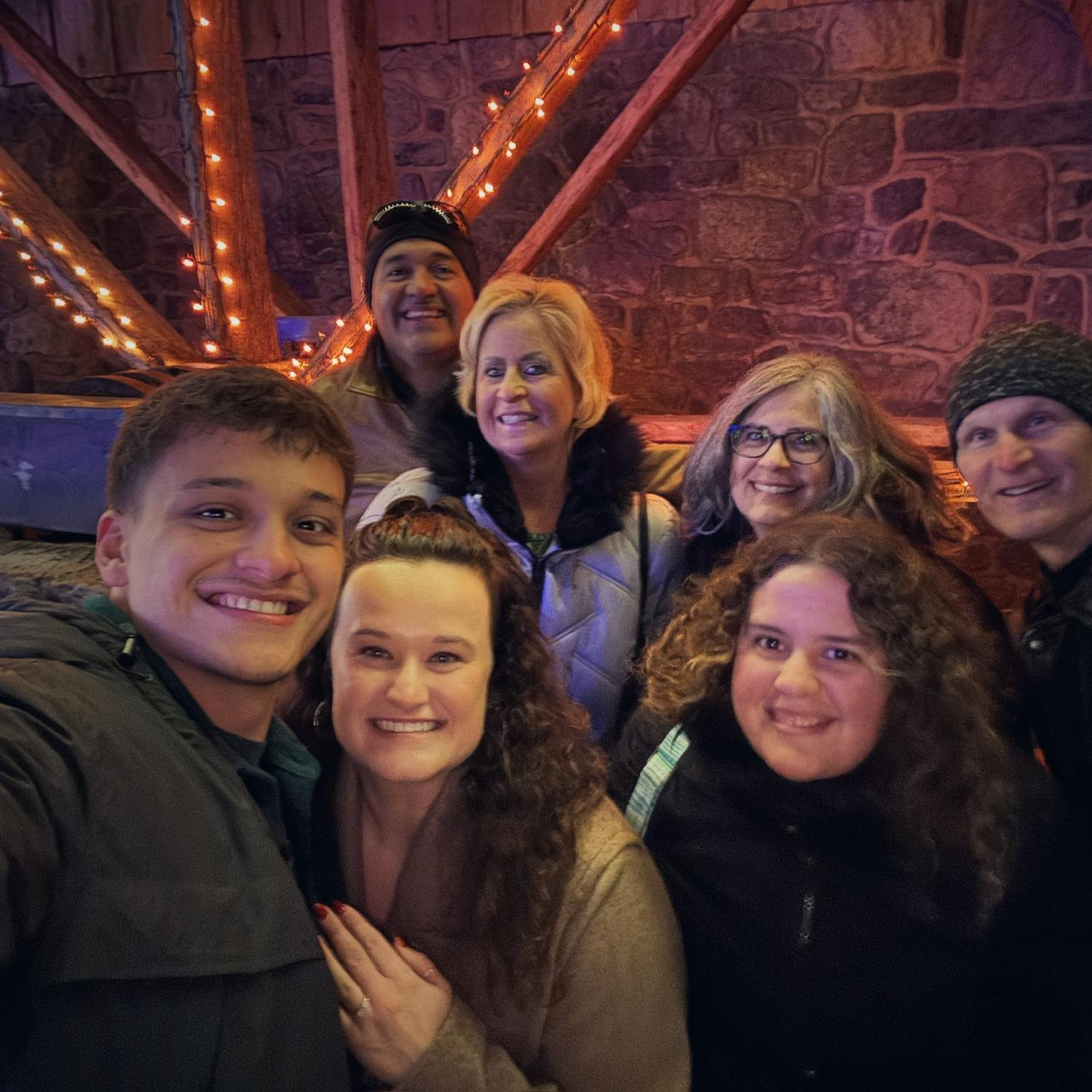 It was a memorable night out with our family.