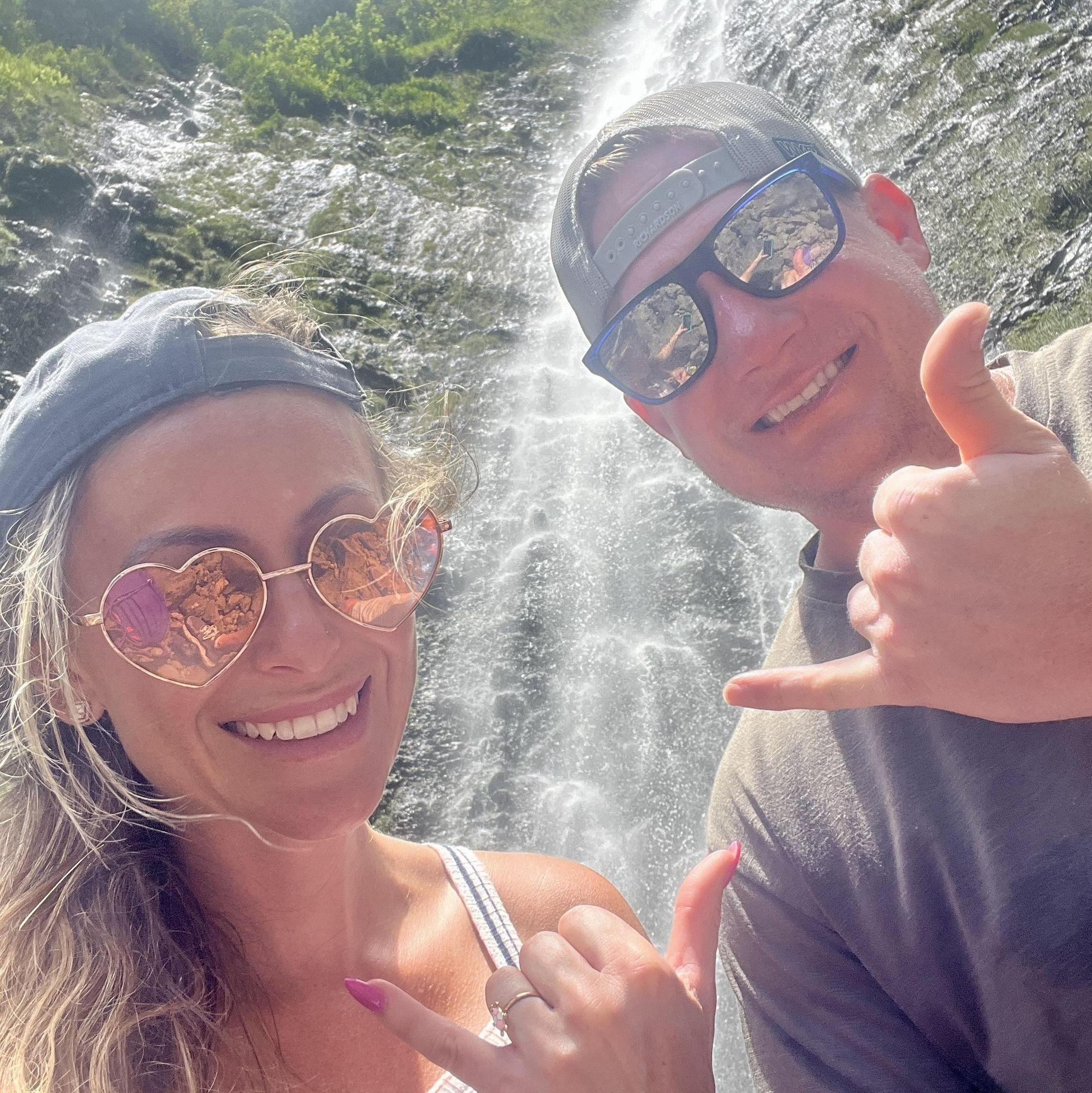 Hiking to the tallest waterfall we've ever seen in Hawaii!