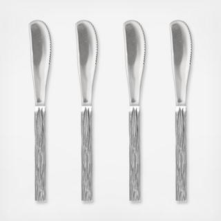 Harrison Silver Cheese Spreaders, Set of 4