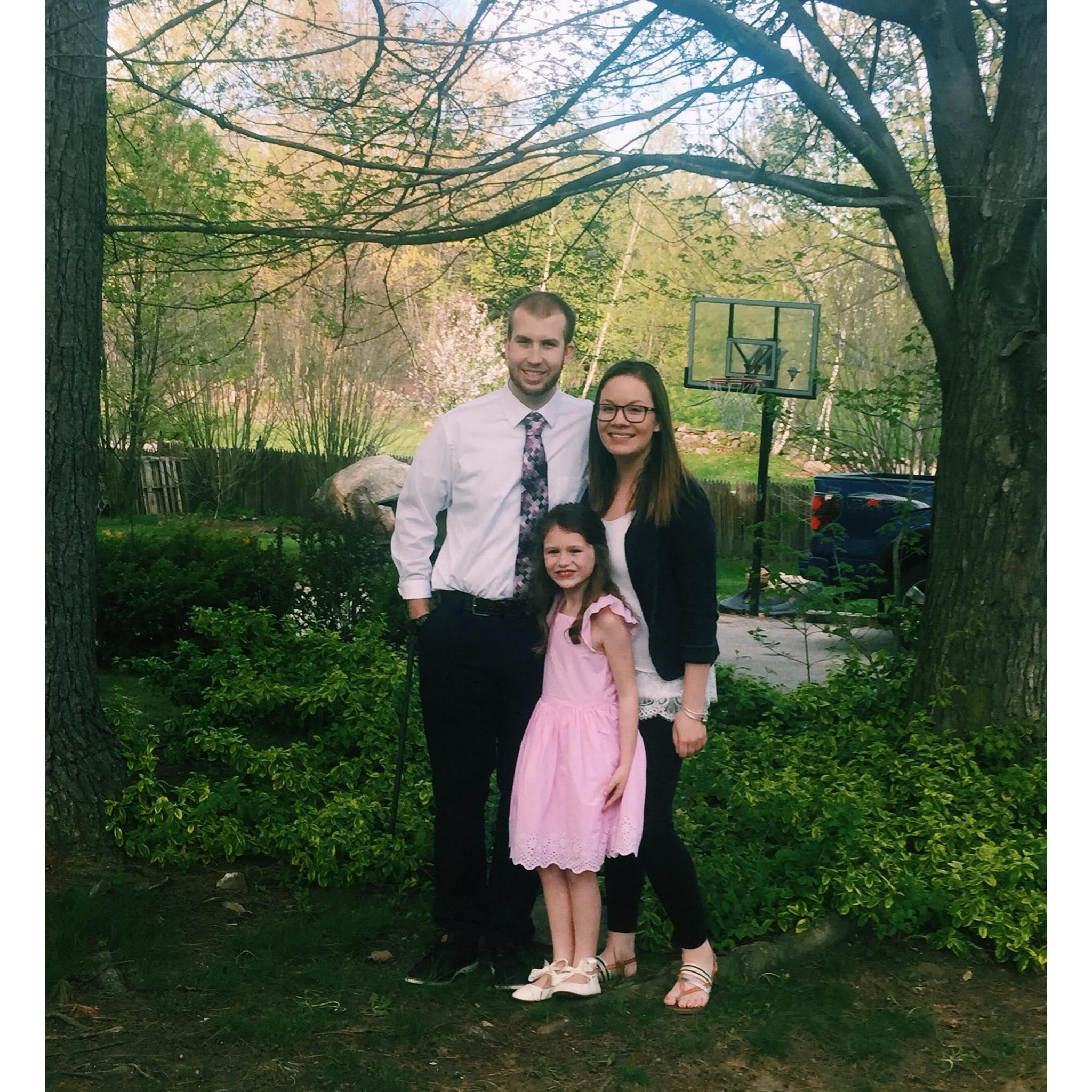 Jeff accompanied Emma to her first Father/Daughter Dance at school