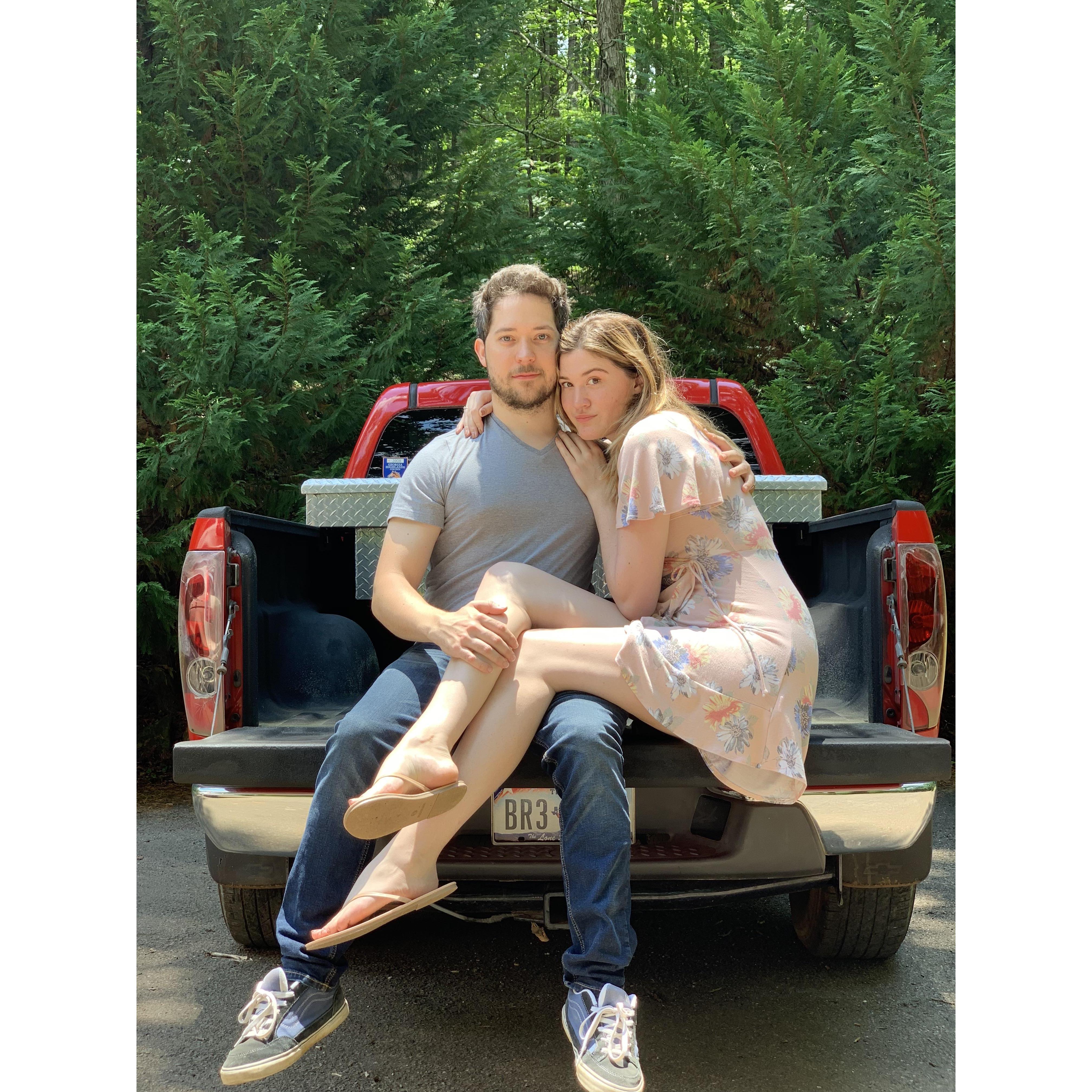 Snapped on a fun spring date!