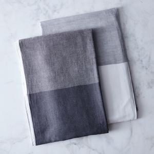 Two-Tone Chambray Japanese Bath Towels