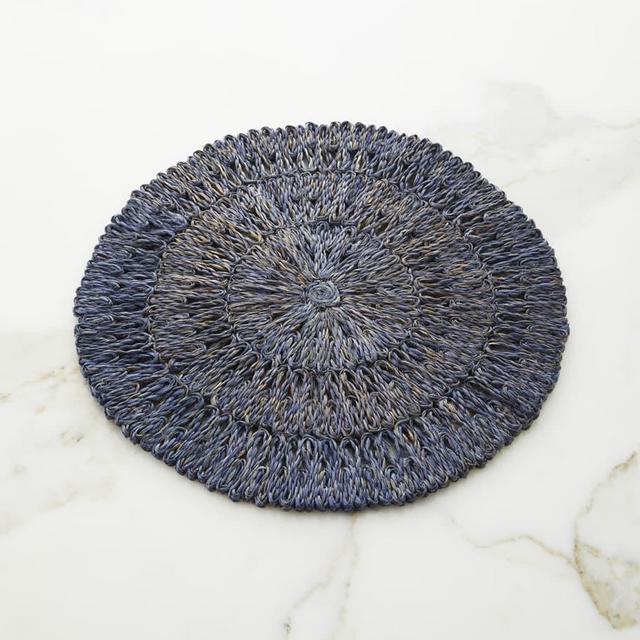 Juliska Straw Loop Delft Blue Placemat