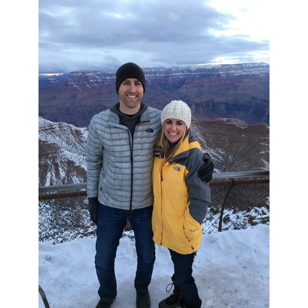 Southern Rim of the Grand Canyon, January 2016