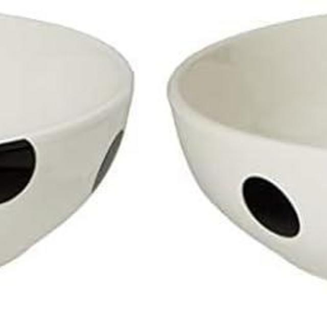 KATE SPADE Deco Dot Pasta Bowl, 1.45 LB, White (Pack of 2)