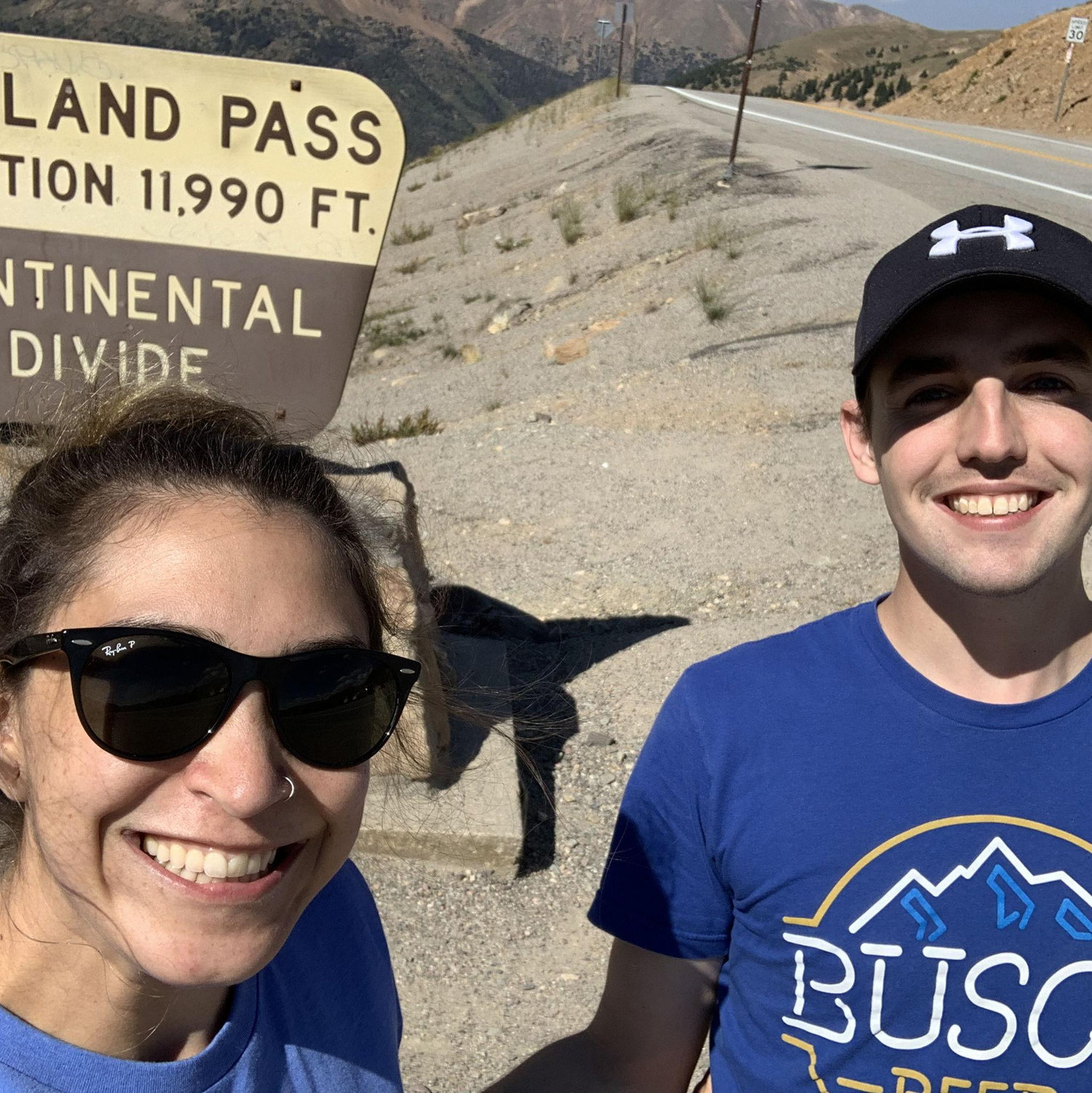 Loveland Pass. The Continental Divide. Little did Steph & Ryan know , but this is where Ryan would propose two years later :)