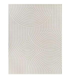 Caserio Cream 7 x 9 Abstract Area Rug