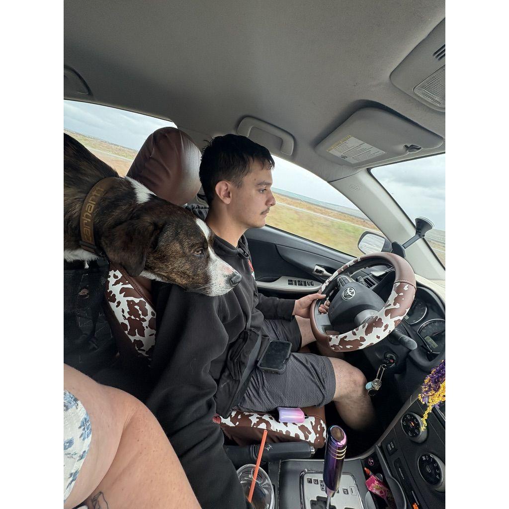 Officially moving back home after college....someone really enjoyed the drive