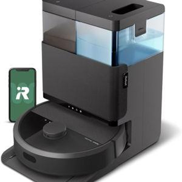iRobot Roomba Plus 405 (G181) Combo Robot Vacuum & Mop with AutoWash Dock - Amazon Exclusive, Dual Spinning Mop Pads, Self-Empties for 75 Days, Intense Suction, Pad Washing & Drying, Pad-Lift, LiDAR