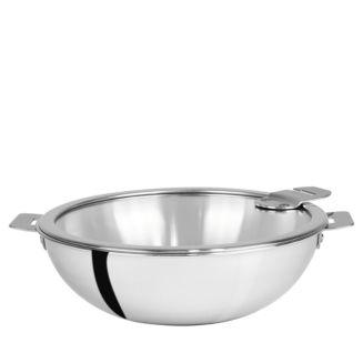 Cristel Casteline Tech 4-Quart Wok with Lid