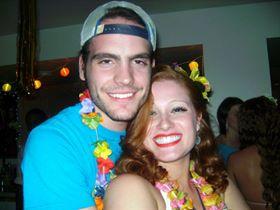 2009 - a Hawaiian party at Western Illinois University we attended when I visited Allison at school sophomore year.