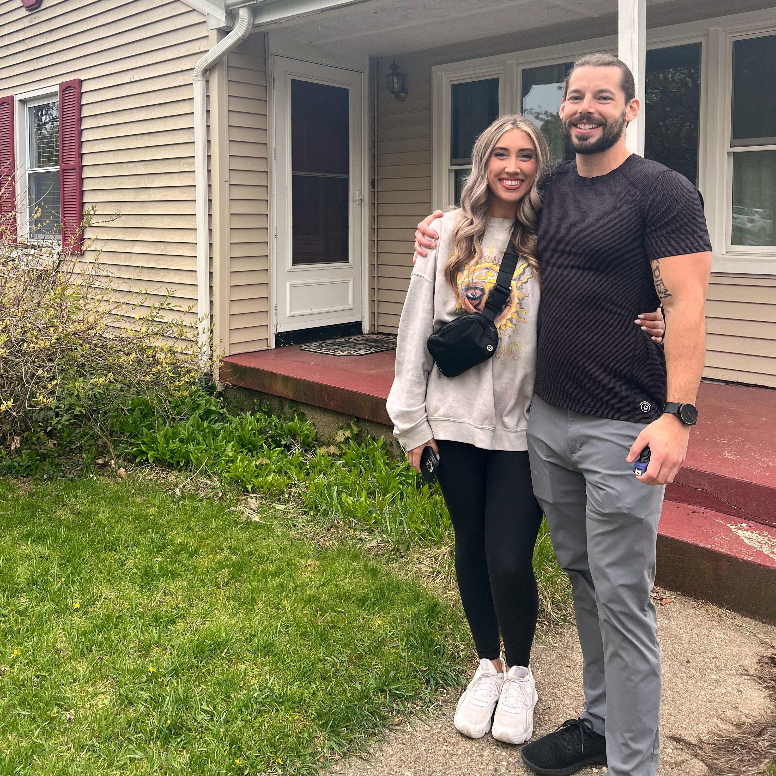 We bought our 1st home in May of 2023. It has been so fun renovating our home and making so many memories together. We love movie nights by the fire, puzzles, and game nights with eachother & friends!