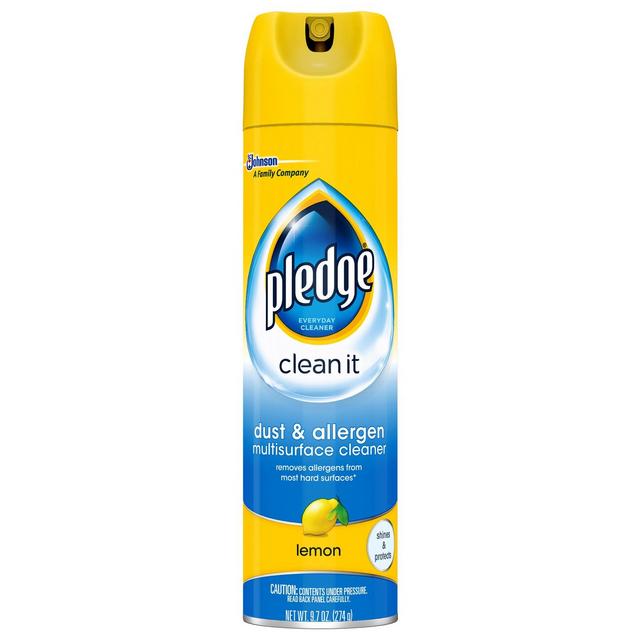 Pledge Dust & Allergen Lemon Multisurface Cleaner - 9.7oz