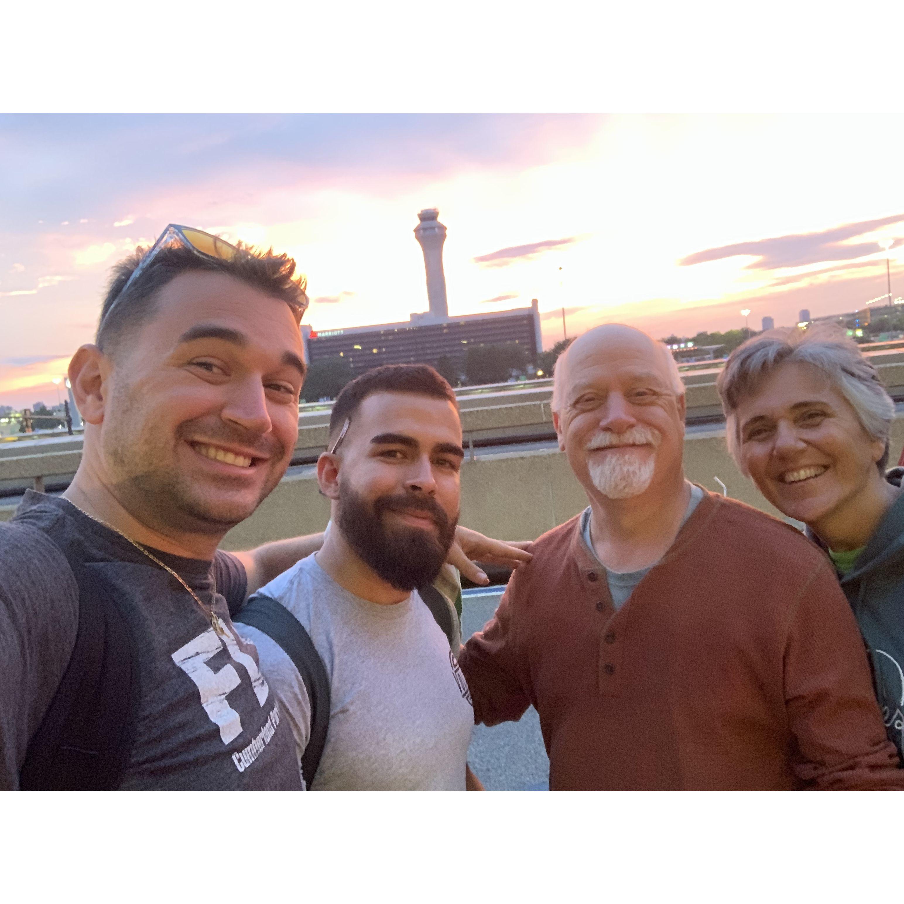 The first of many photos to come of the four of us