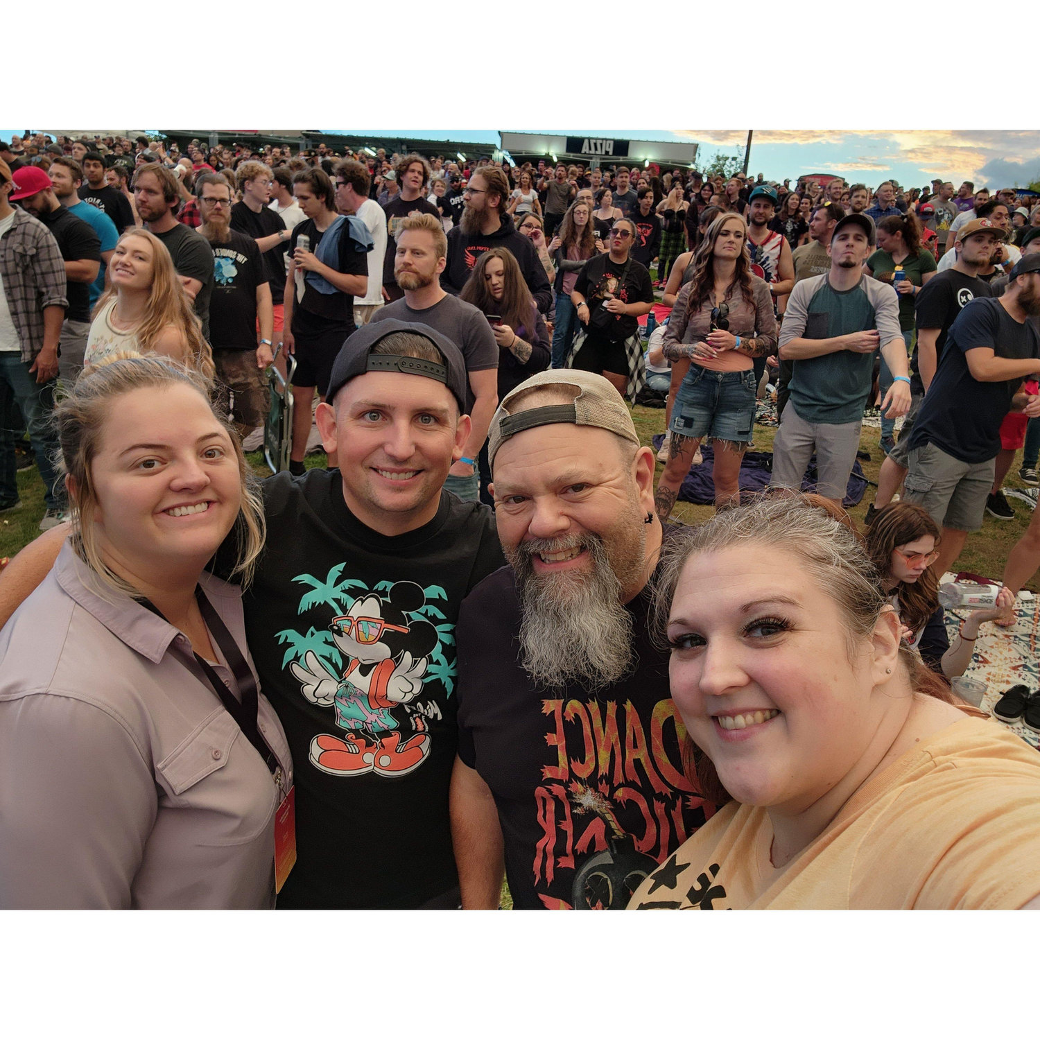 Concert with friends, Ashton and Kenzie