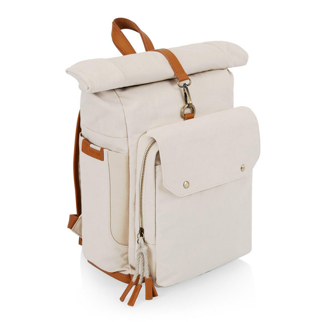 Picnic Time 20 Liter Carmel Roll Top Picnic Backpack Cooler