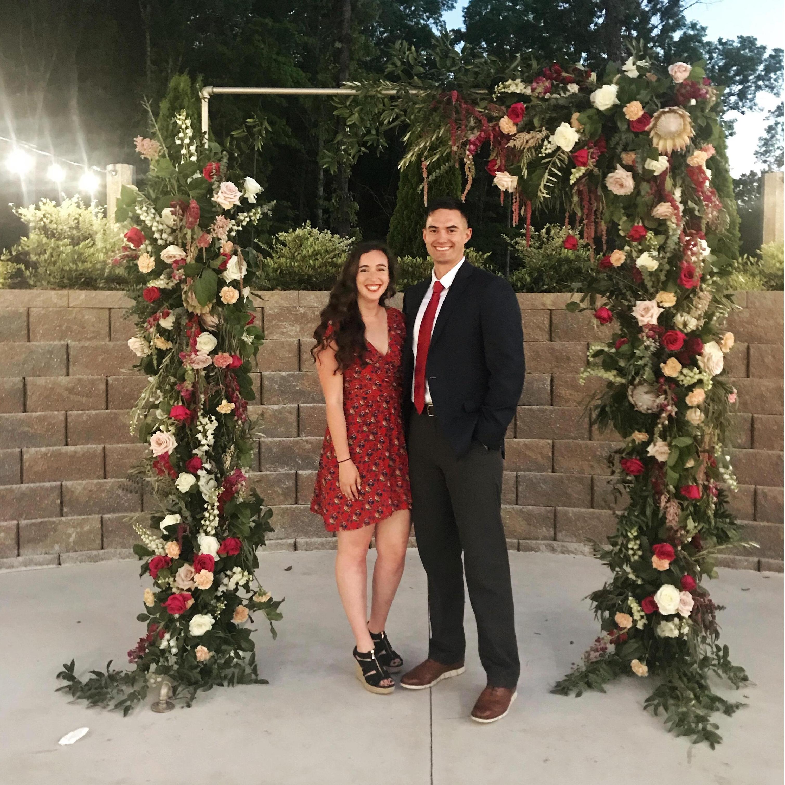 The first wedding we went to while we were dating and got to party with the Bussells!