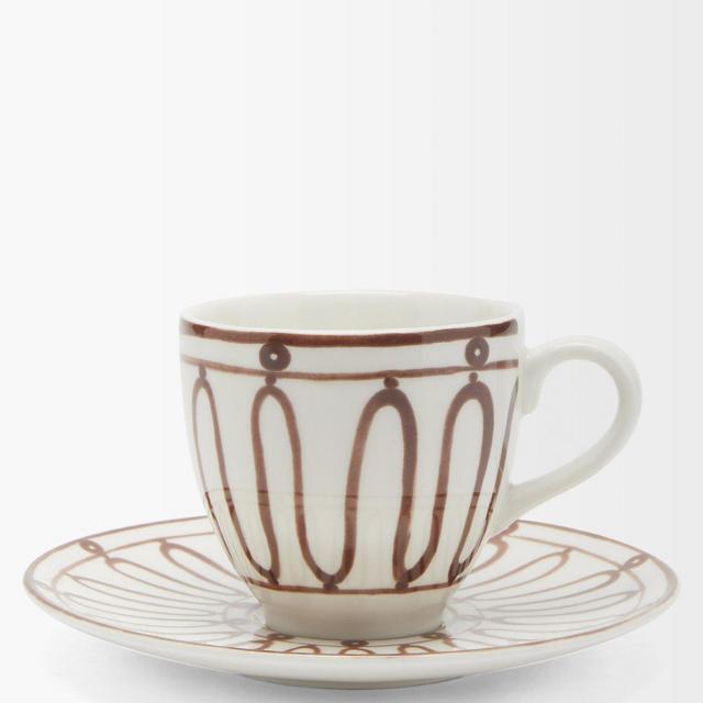 THEMIS Z Kyma porcelain tea cup and saucer