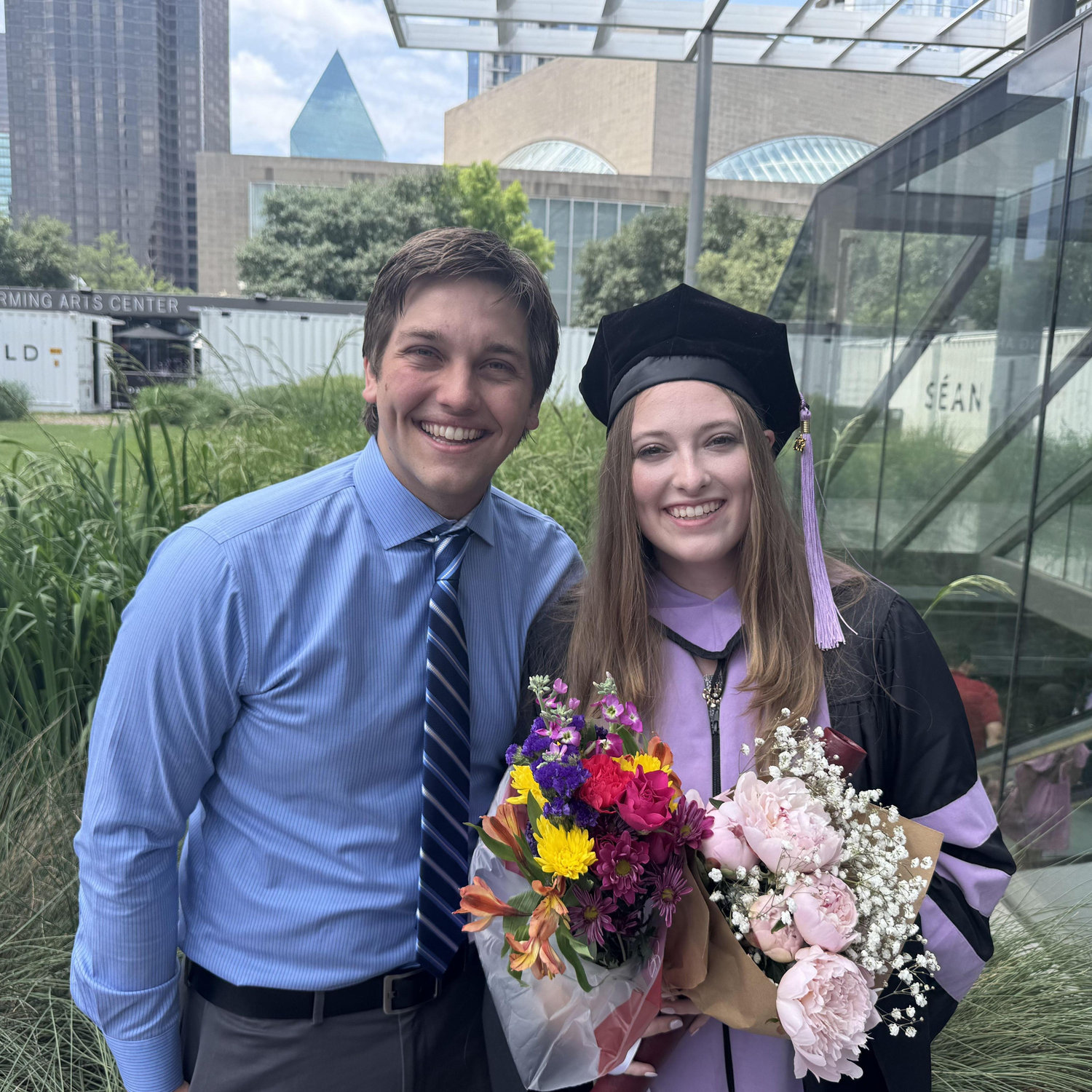 Us at Julia's dental school graduation in May 2025!