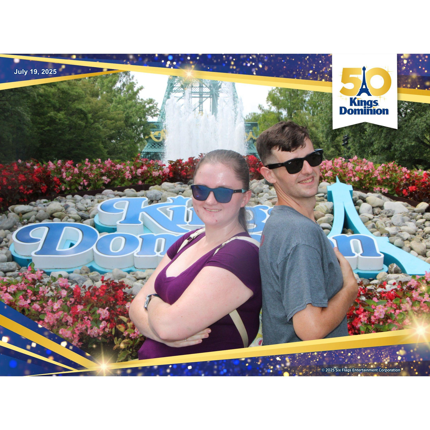 First trip to Kings Dominion for our anniversary weekend trip