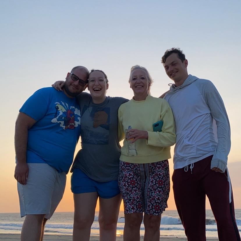 6/21/22.. Brendon, Danielle, Morgan and Andrea in the Outer Banks, NC continuing the family tradition of watching the sunrise.