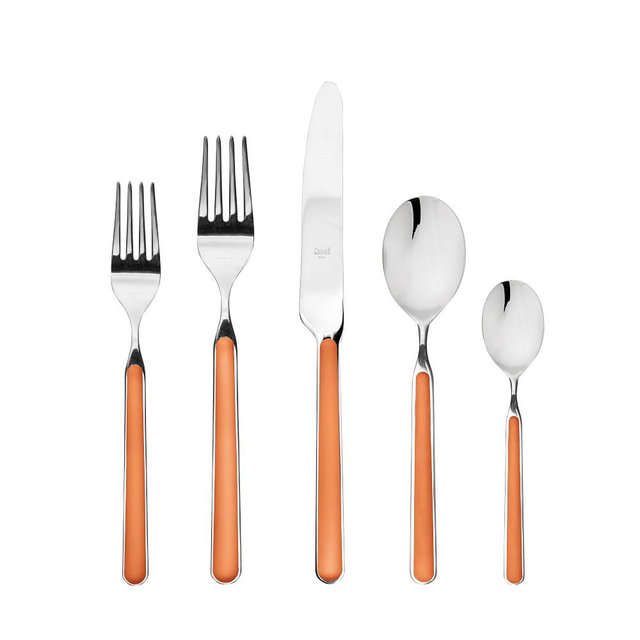 Fantasia Flatware, 5-Piece, Orange