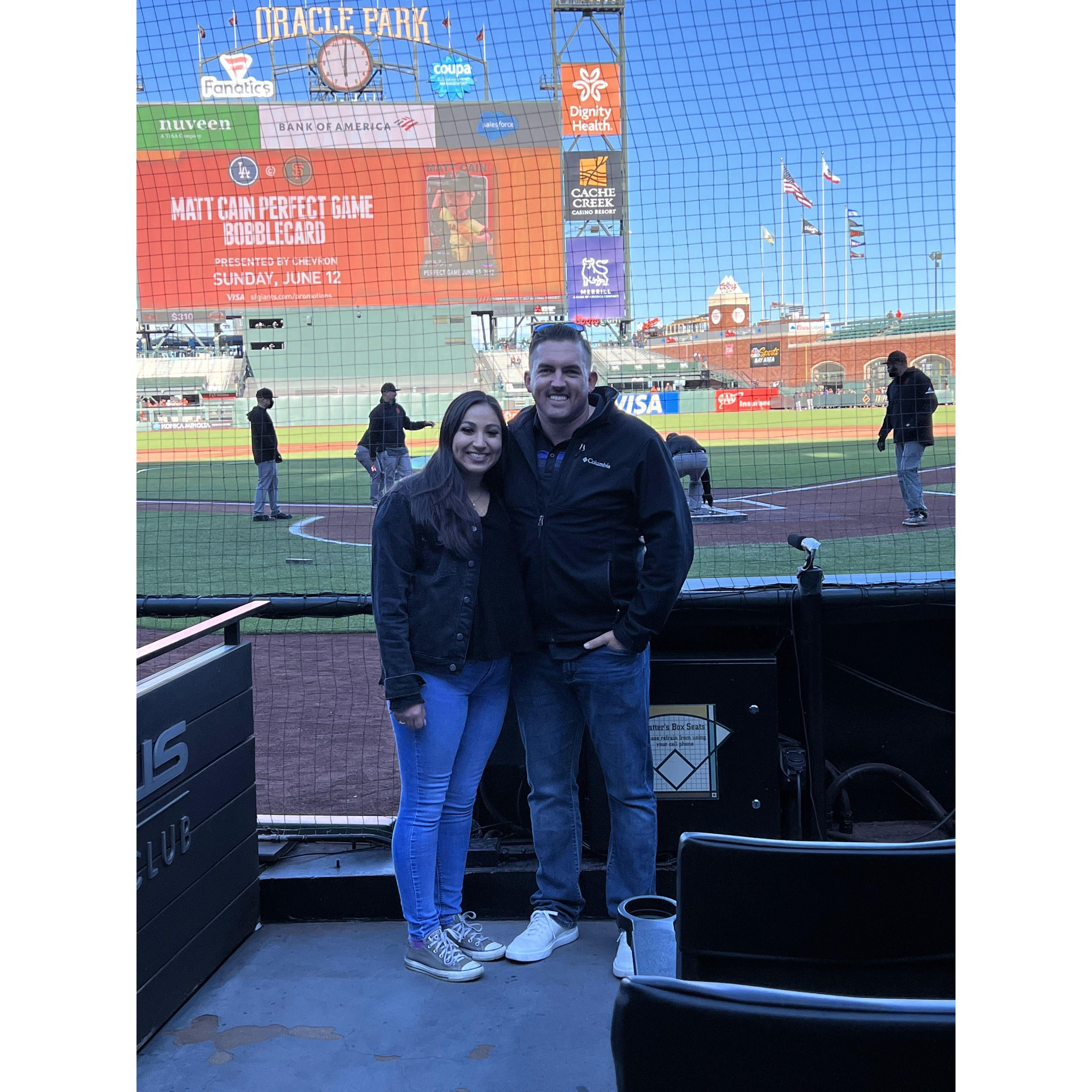 Lee took me to my first Major League baseball game.