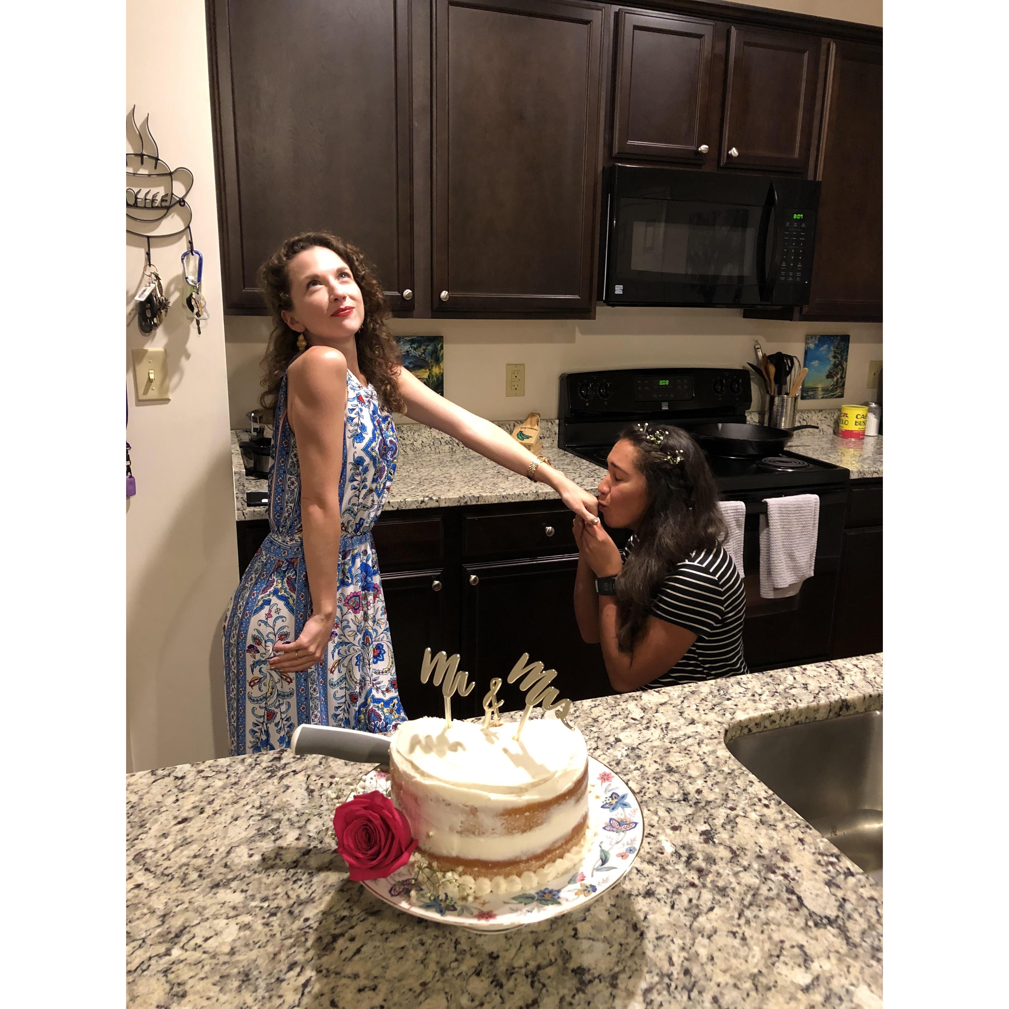 Sarah is playing it cool, but Gabriela is MELTING her heart!