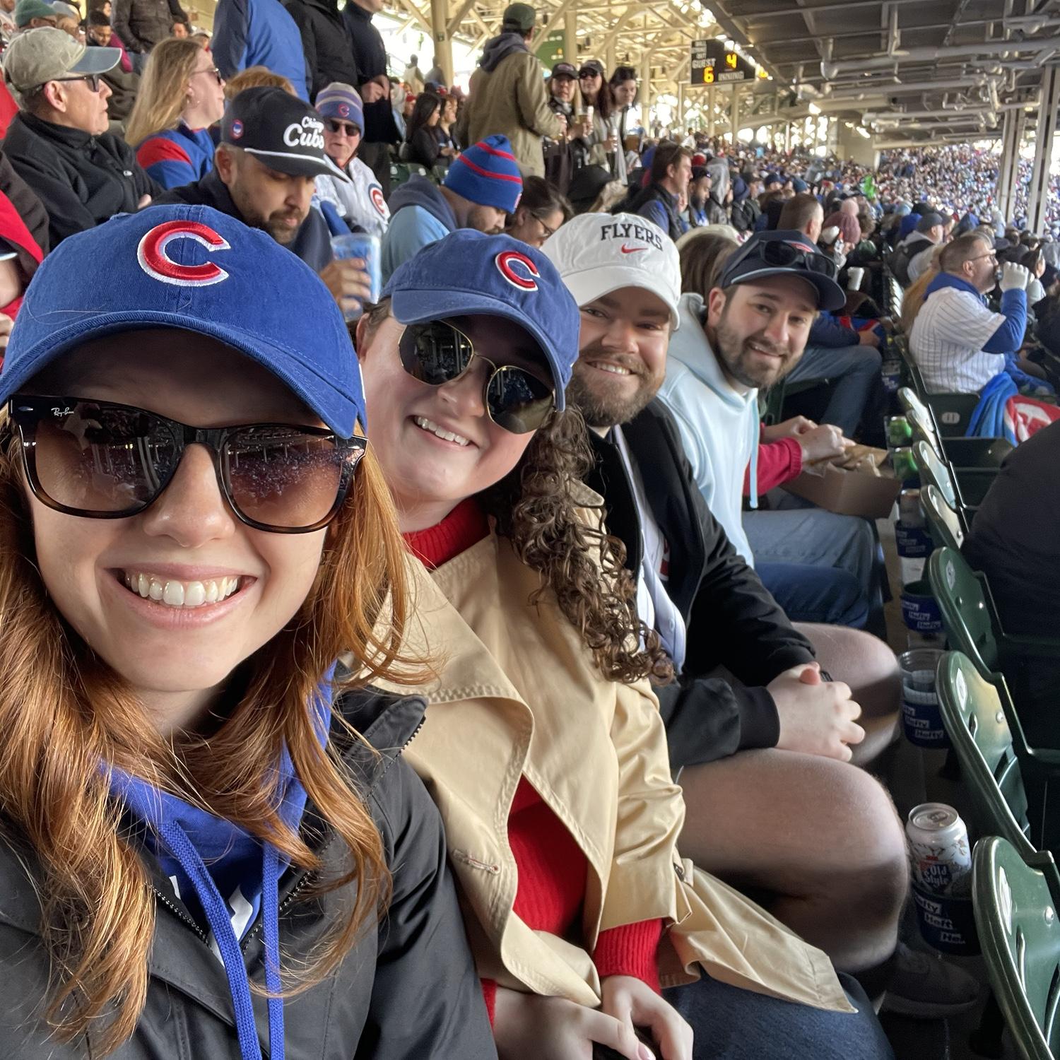 Cubs game post John & Gabby's wedding!