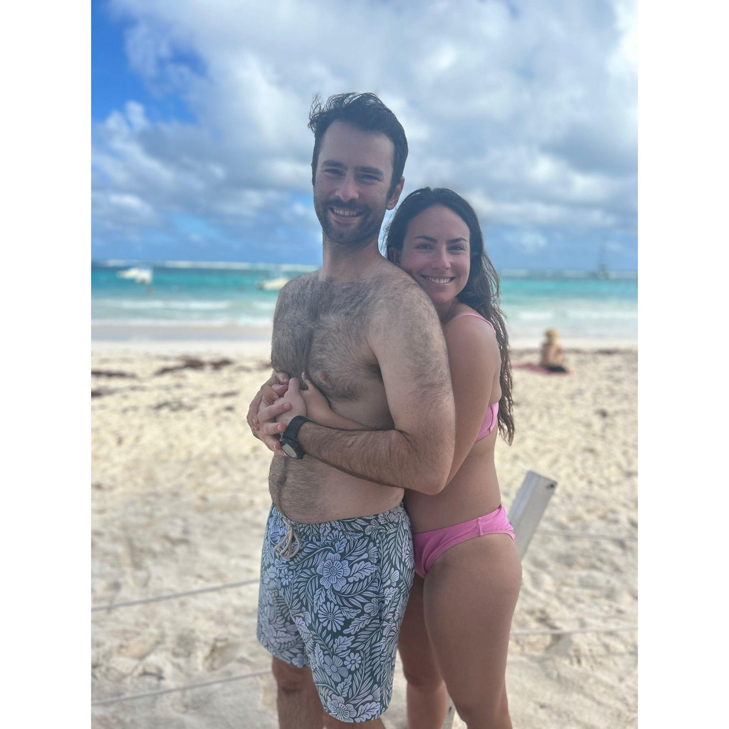 Celebrating Mal and Arthur's birthdays in Tulum! Jan, 2024.