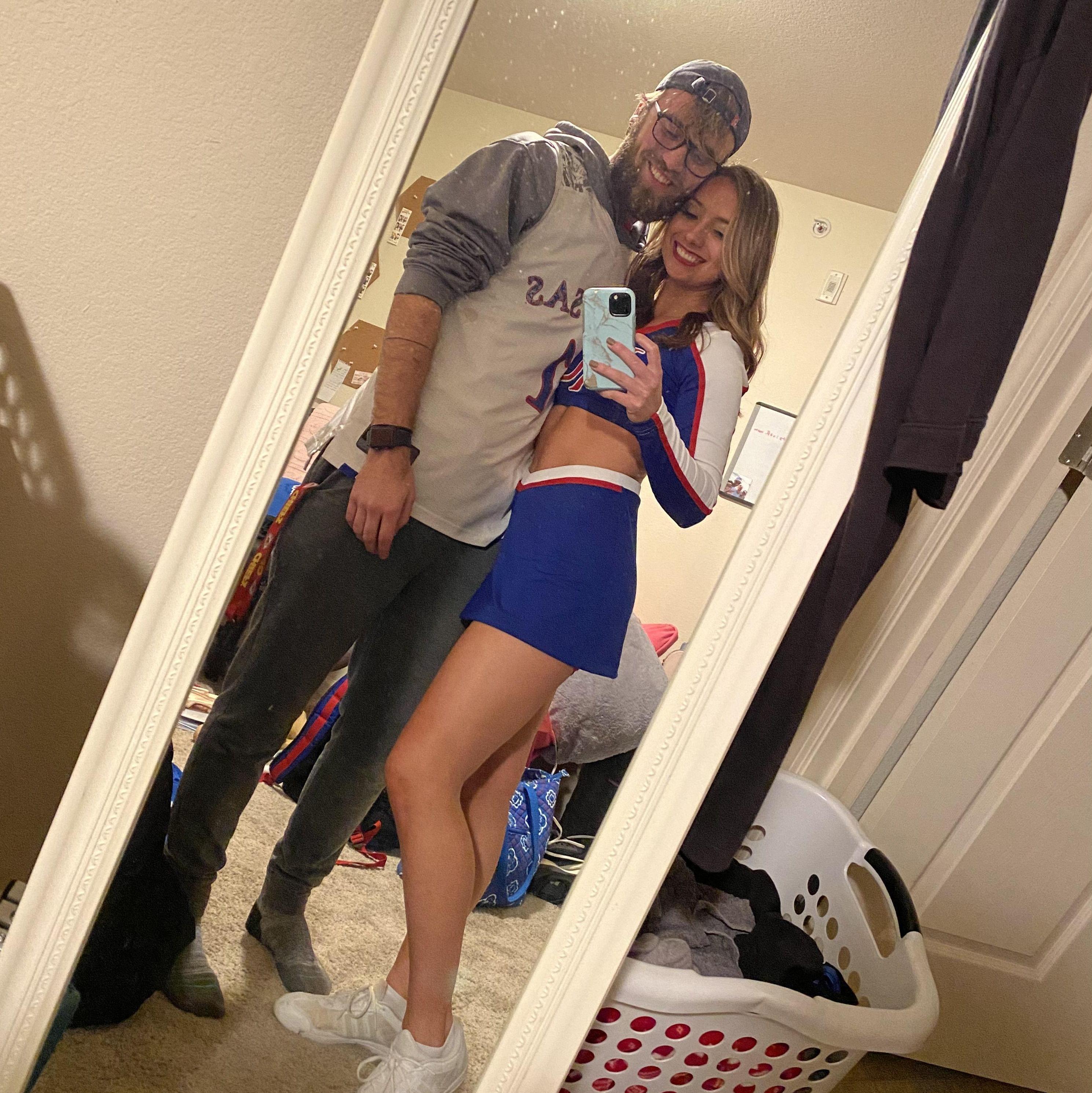 January 21st, 2020 - Our first picture together - on our way to the KU vs KSU sunflower showdown game where De Sousa almost threw a chair at someone