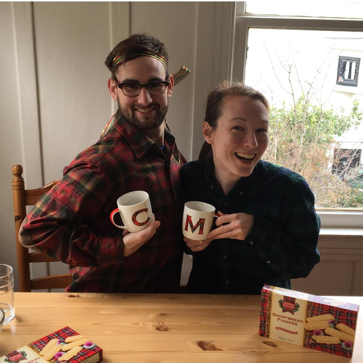 our first set of matching mugs!