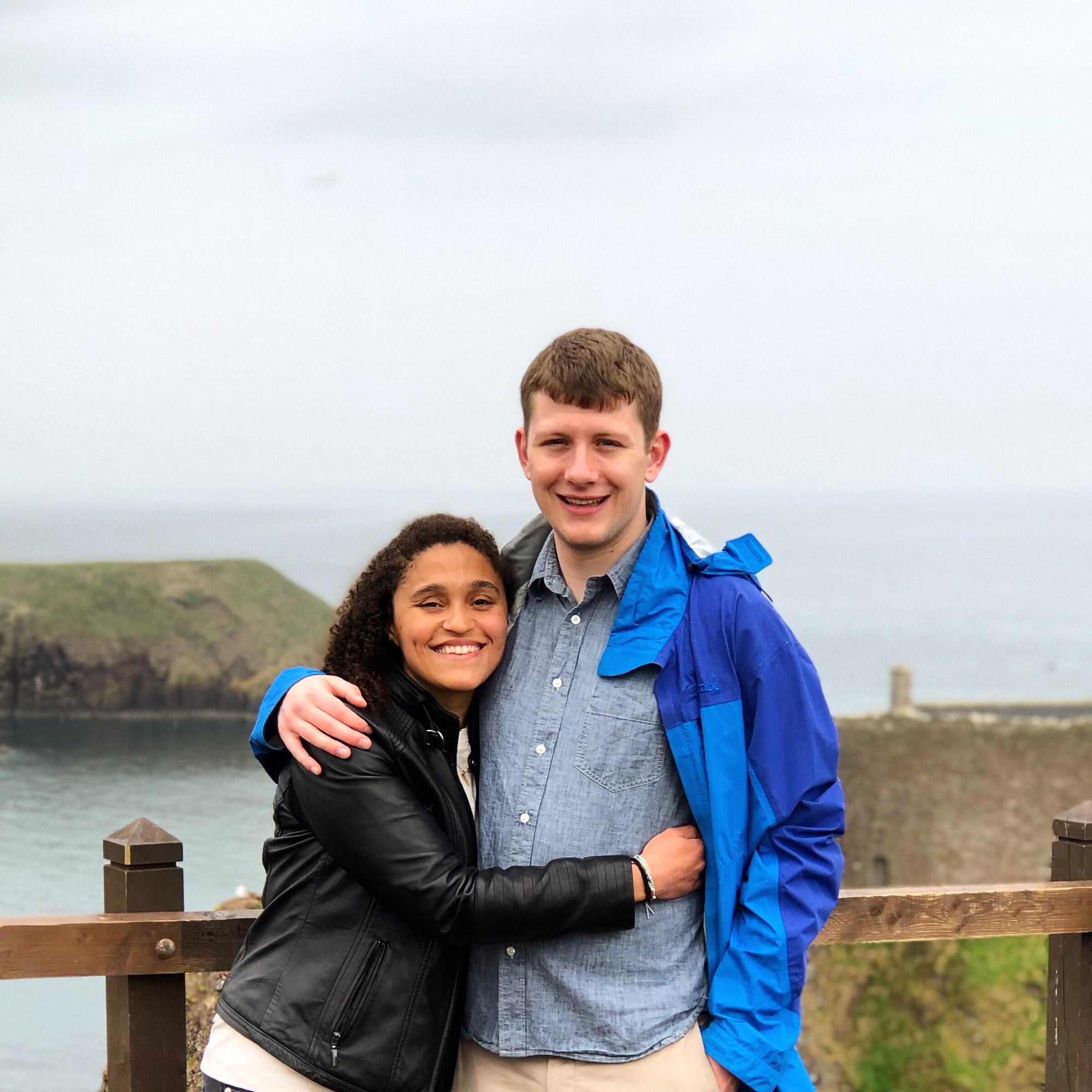 A visit to Dunottar Castle (Jordan's first trip to Aberdeen, Scotland)