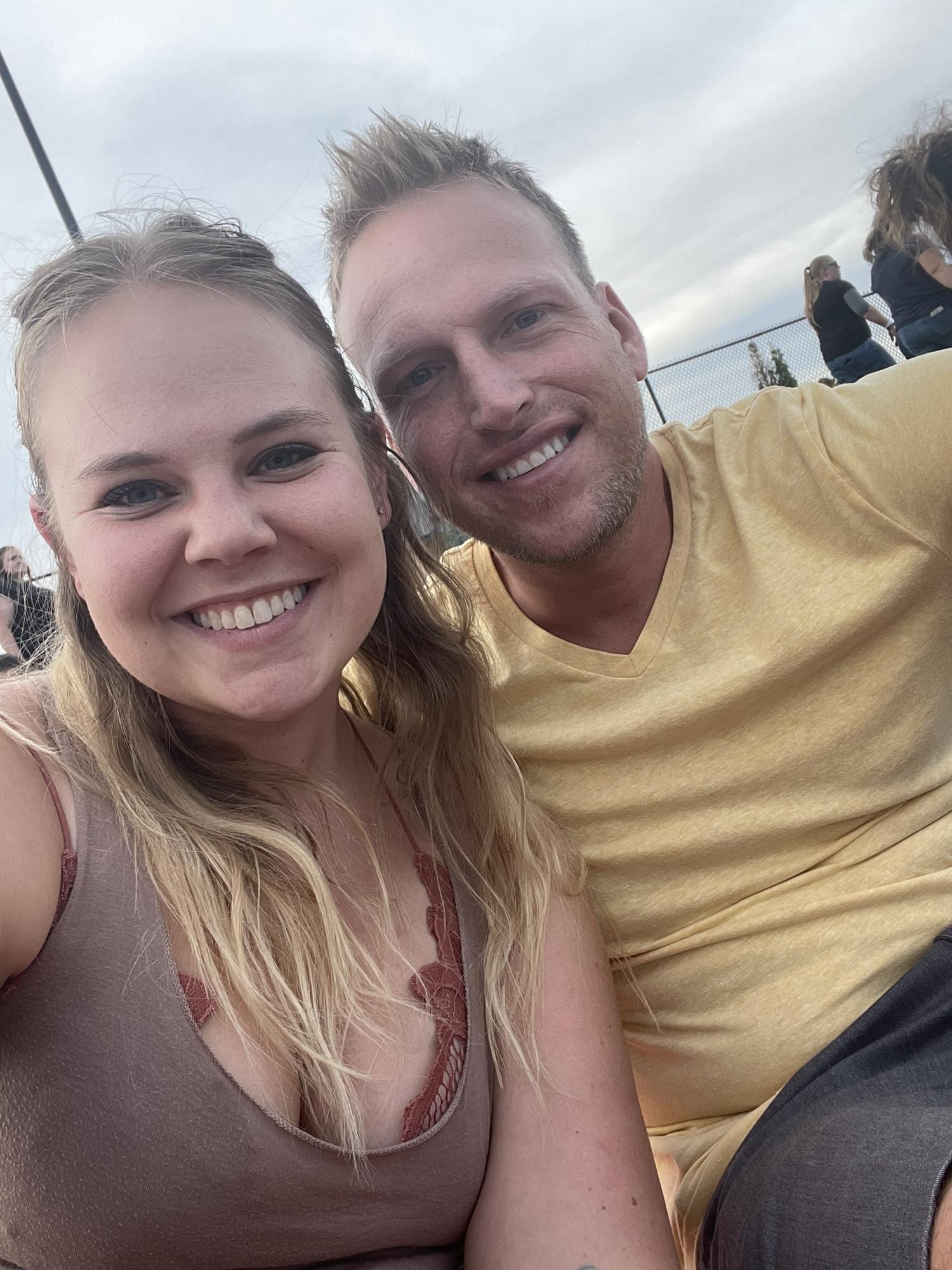 Not sure who screamed louder for the Backstreet Boys, Tim or Alyssa...