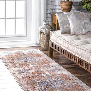 Ehtel Medallion Fringe Runner