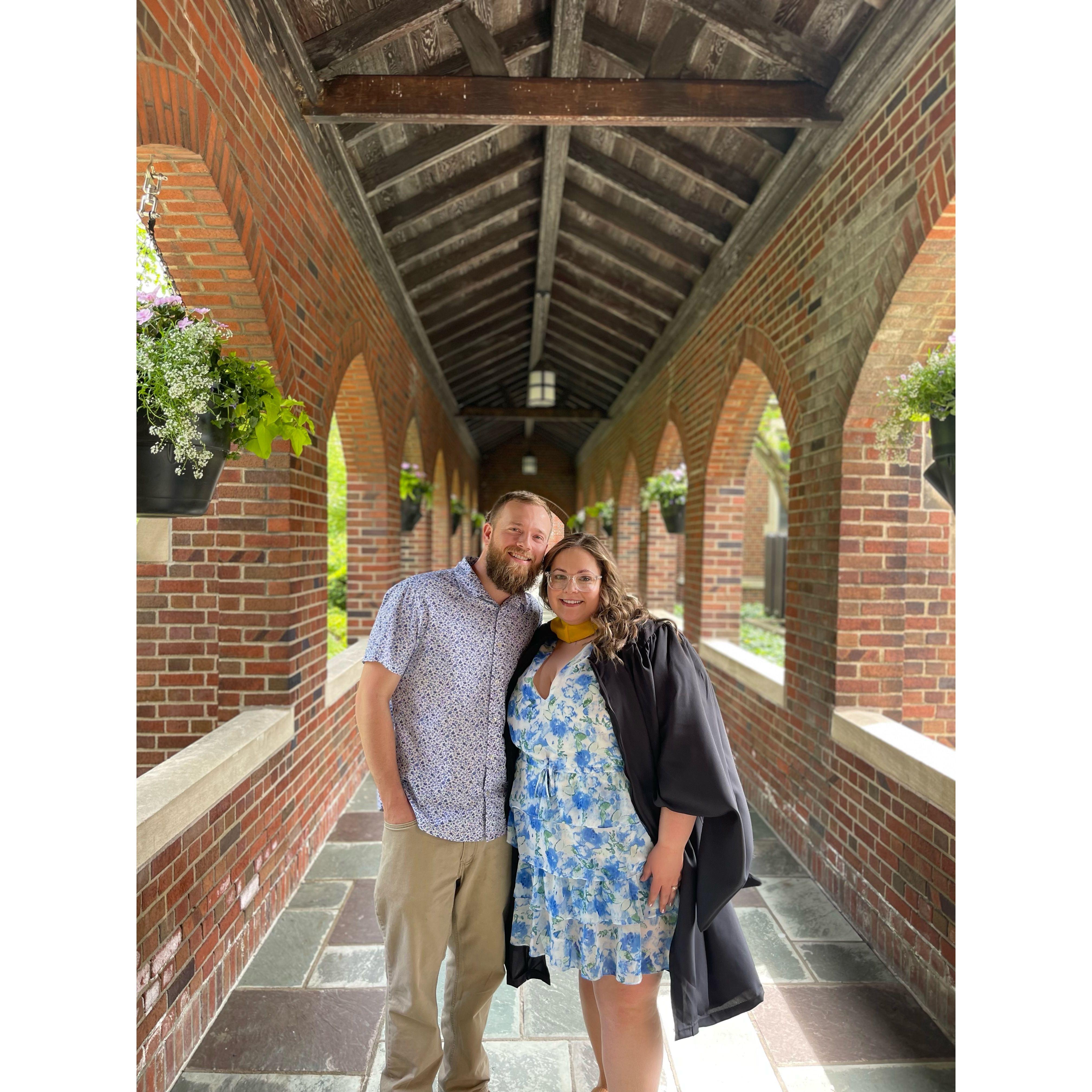 Grad school graduation day! 2024