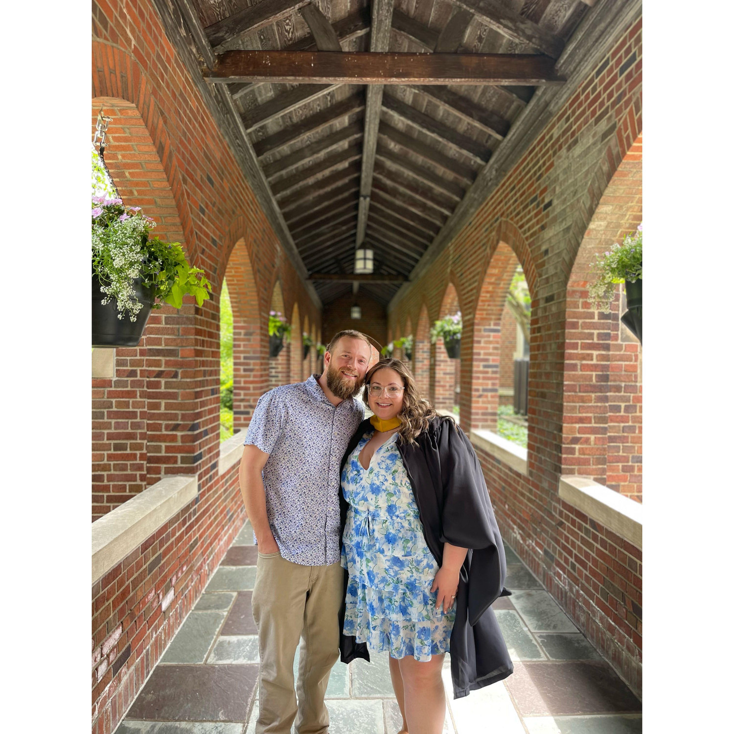 Grad school graduation day! 2024