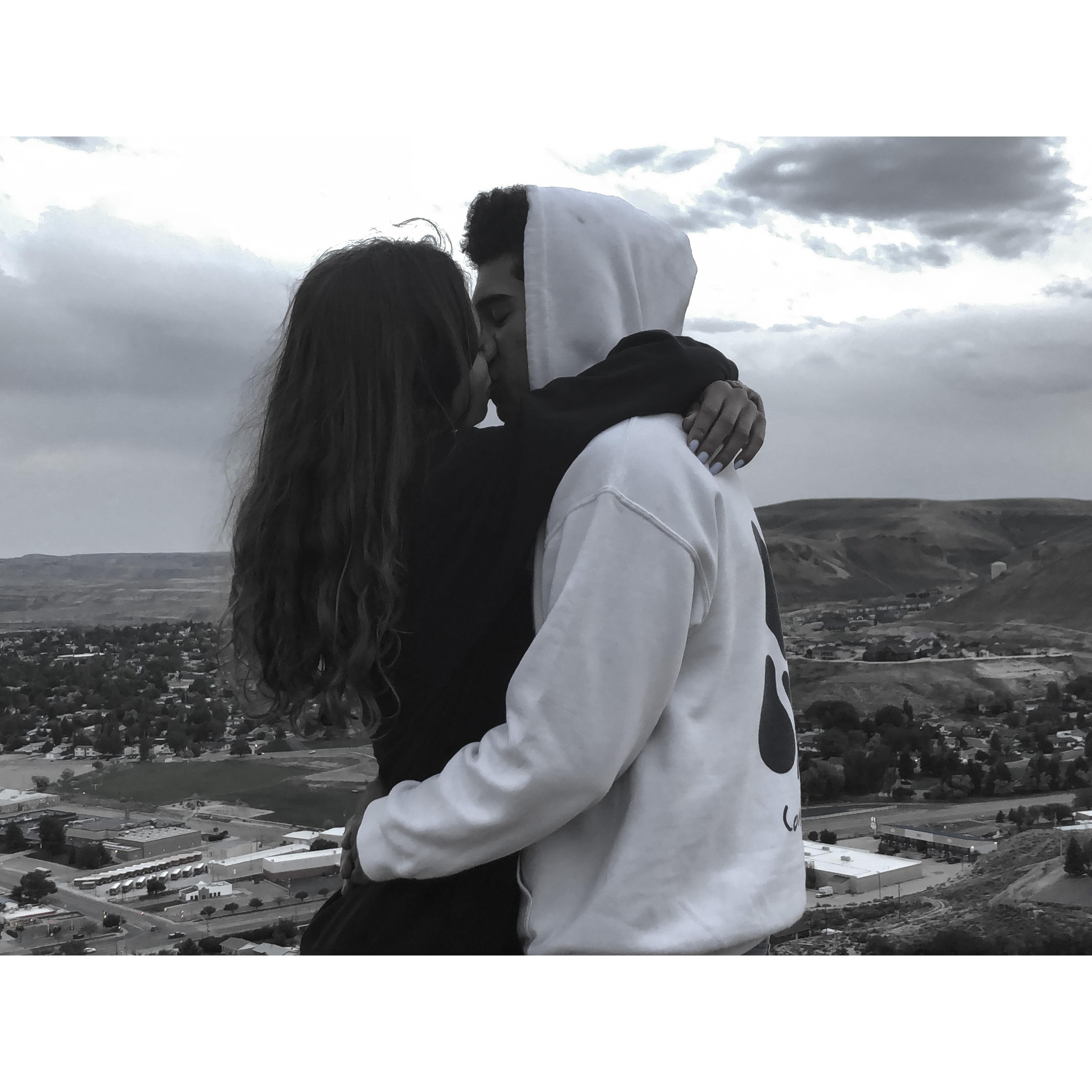 First time we went to see Kyle's family in Wyoming together...